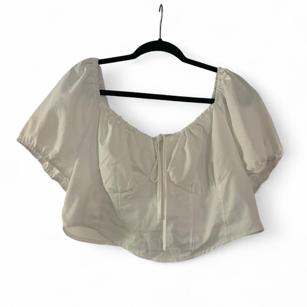 White Milkmaid Women's Top